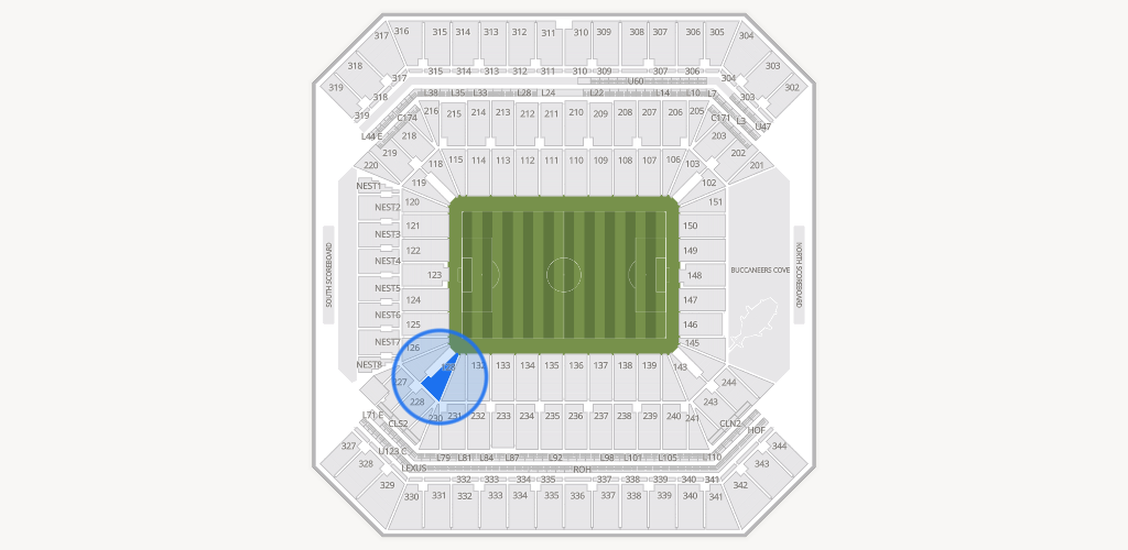 Raymond James Stadium Seating Chart