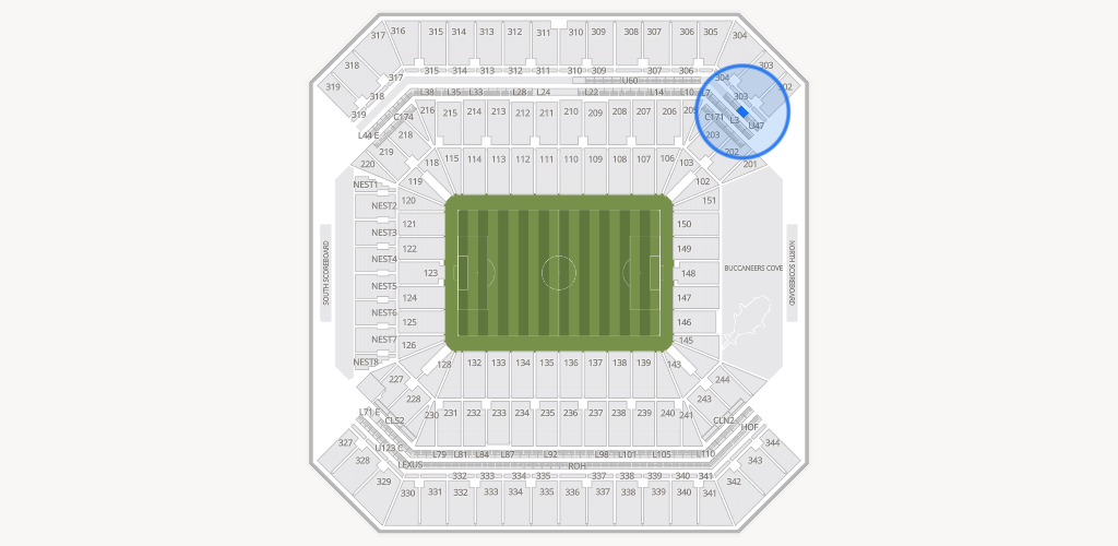 Raymond James Stadium Seating Chart