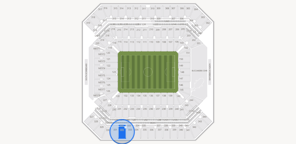 Raymond James Stadium Seating Chart