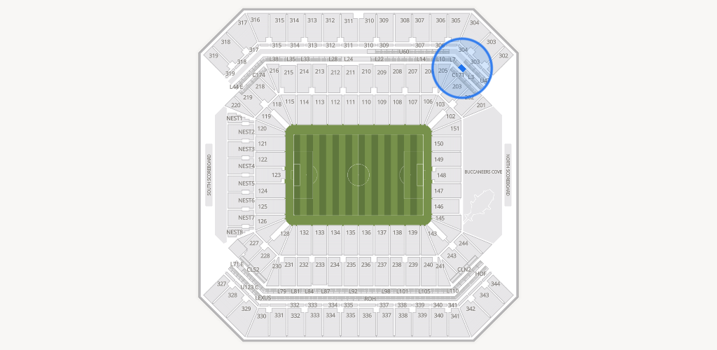 Raymond James Stadium Seating Chart