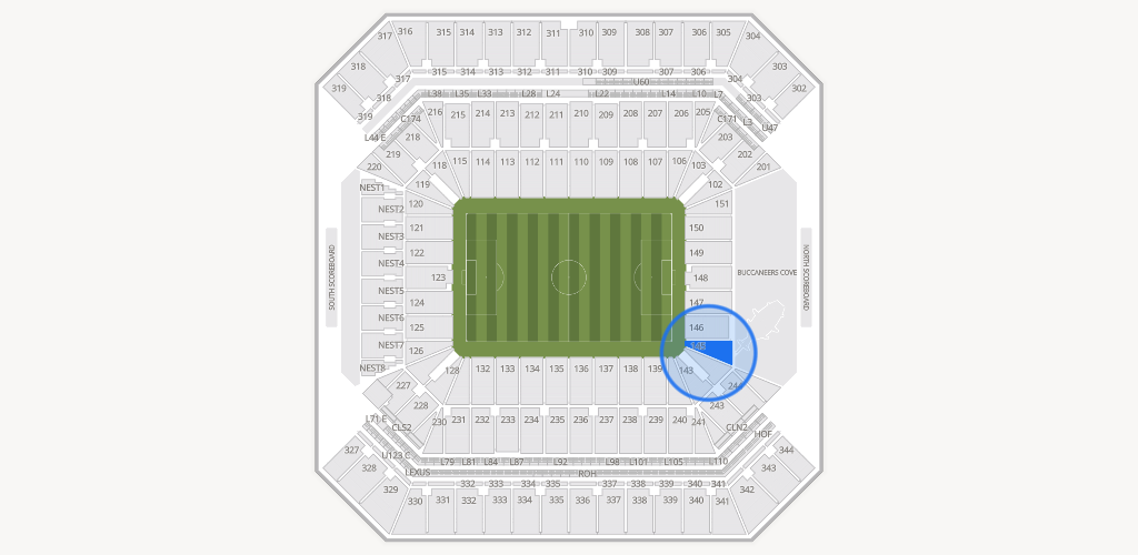 Raymond James Stadium Seating Chart