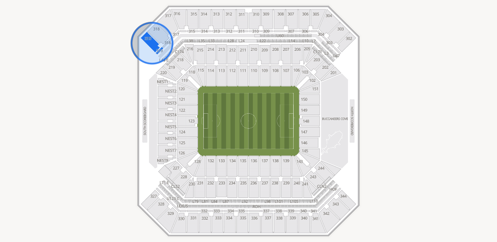 Raymond James Stadium Seating Chart