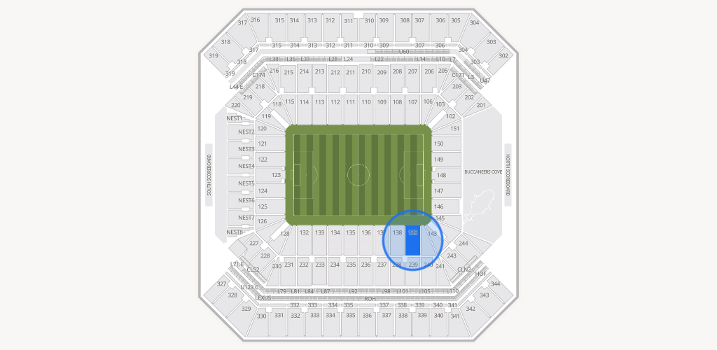 Raymond James Stadium Seating Chart