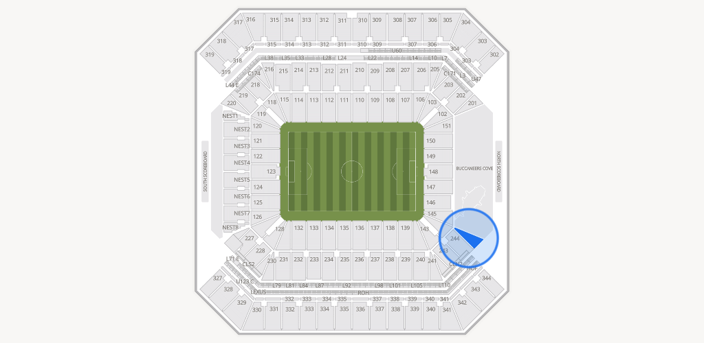 Raymond James Stadium Seating Chart