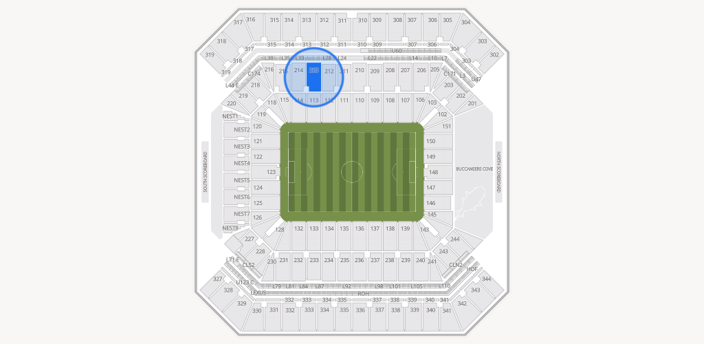 Raymond James Stadium Seating Chart