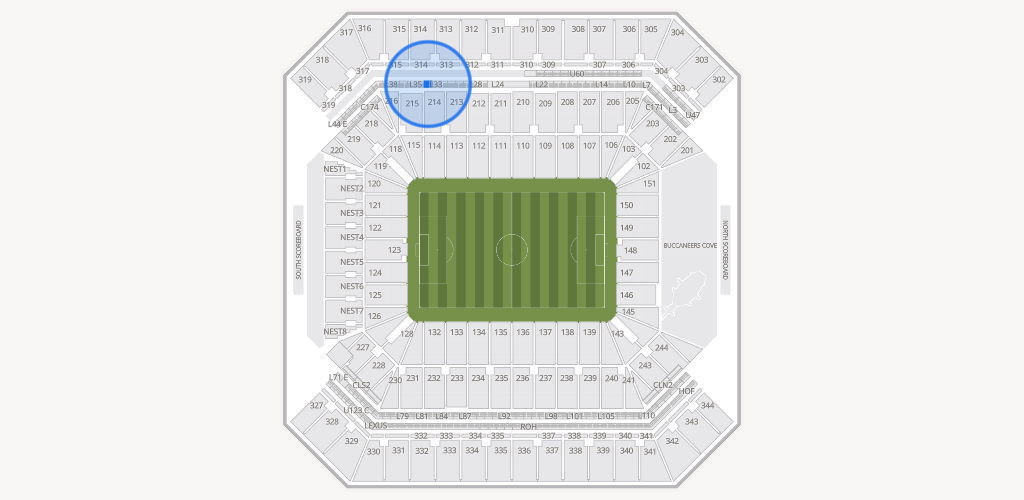 Raymond James Stadium Seating Chart
