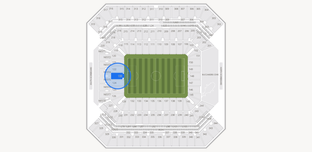 Raymond James Stadium Seating Chart