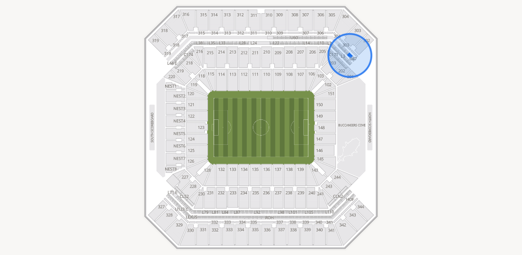 Raymond James Stadium Seating Chart