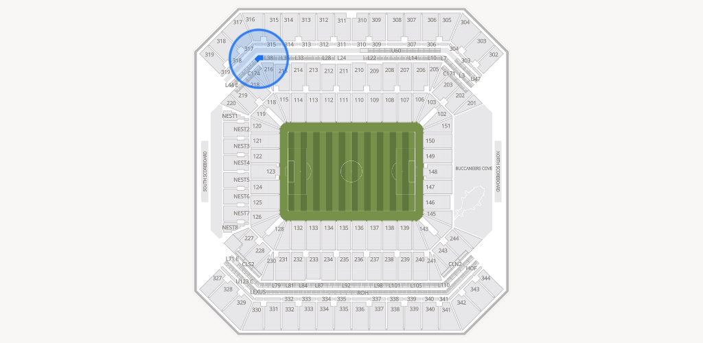 Raymond James Stadium Seating Chart