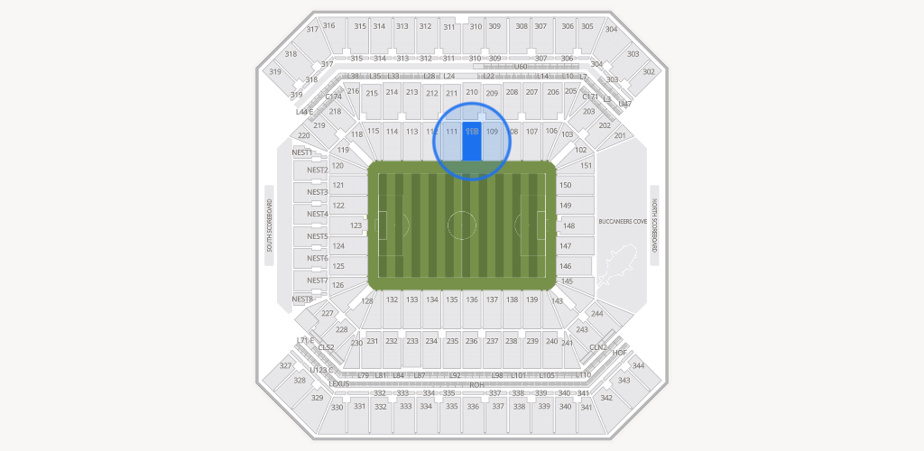 Raymond James Stadium Seating Chart