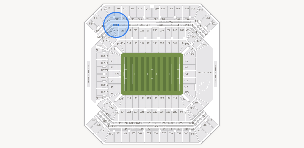 Raymond James Stadium Seating Chart