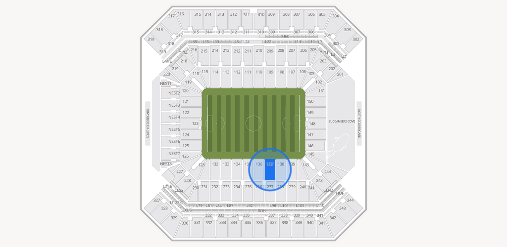 Raymond James Stadium Seating Chart