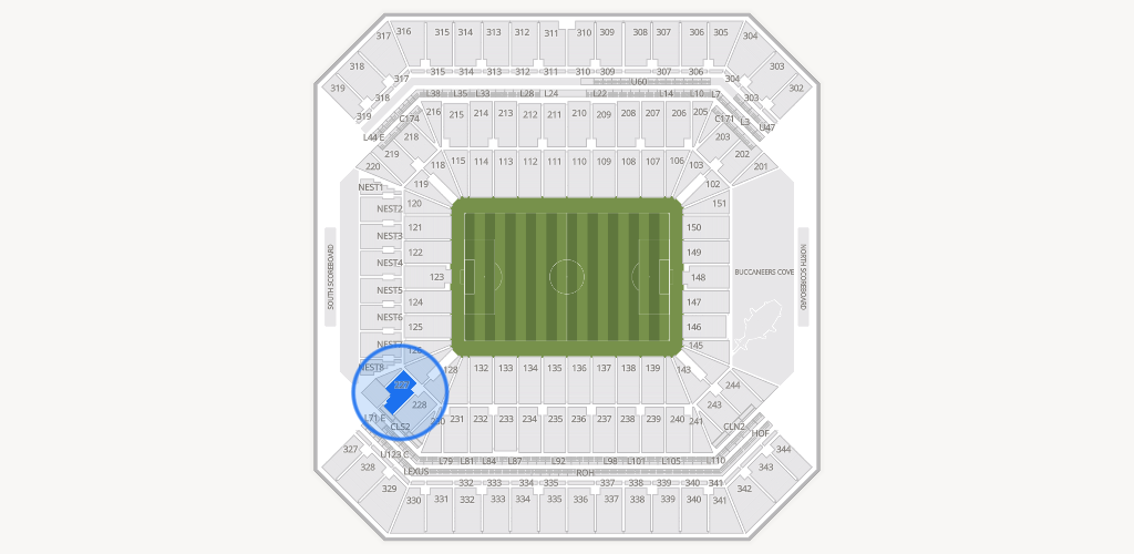 Raymond James Stadium Seating Chart