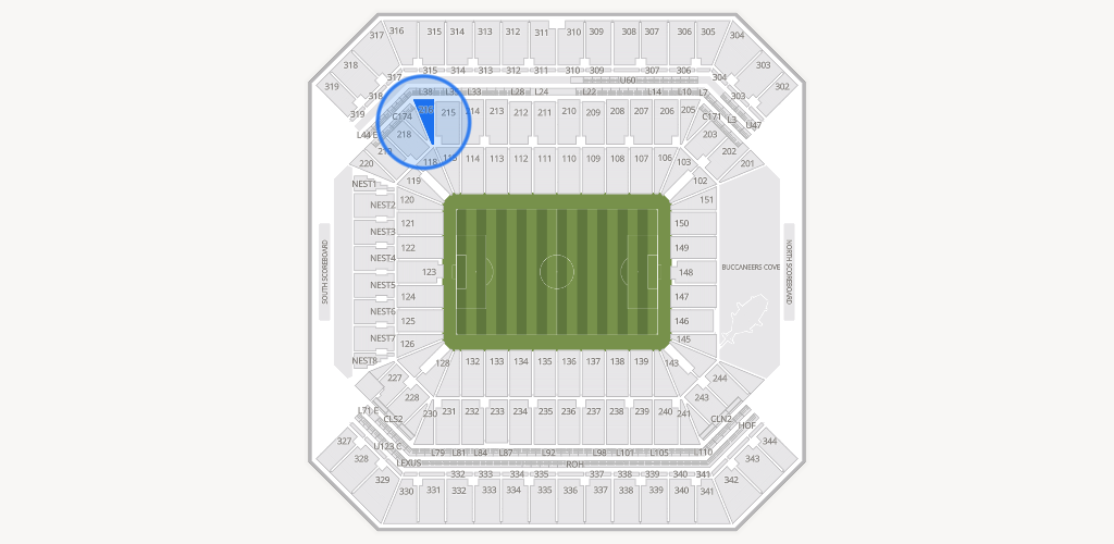 Raymond James Stadium Seating Chart