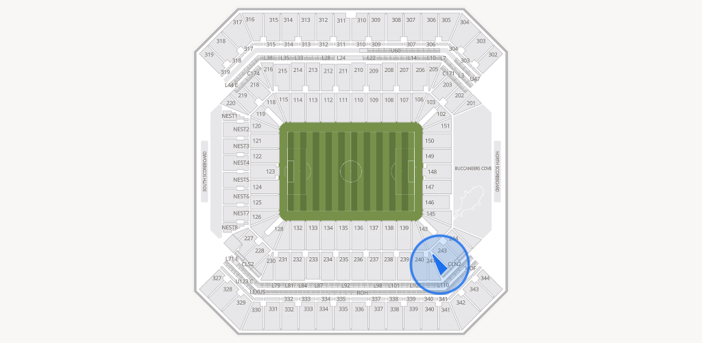 Raymond James Stadium Seating Chart