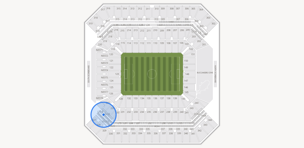 Raymond James Stadium Seating Chart