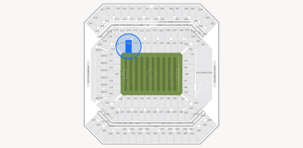 Raymond James Stadium Seating Chart