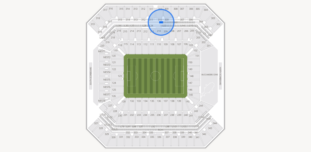 Raymond James Stadium Seating Chart