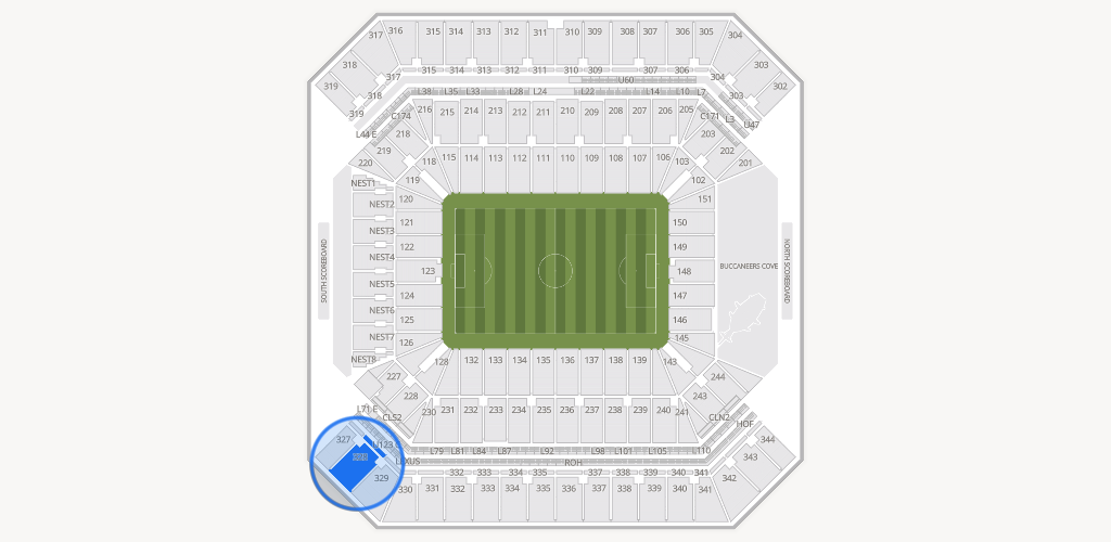 Raymond James Stadium Seating Chart