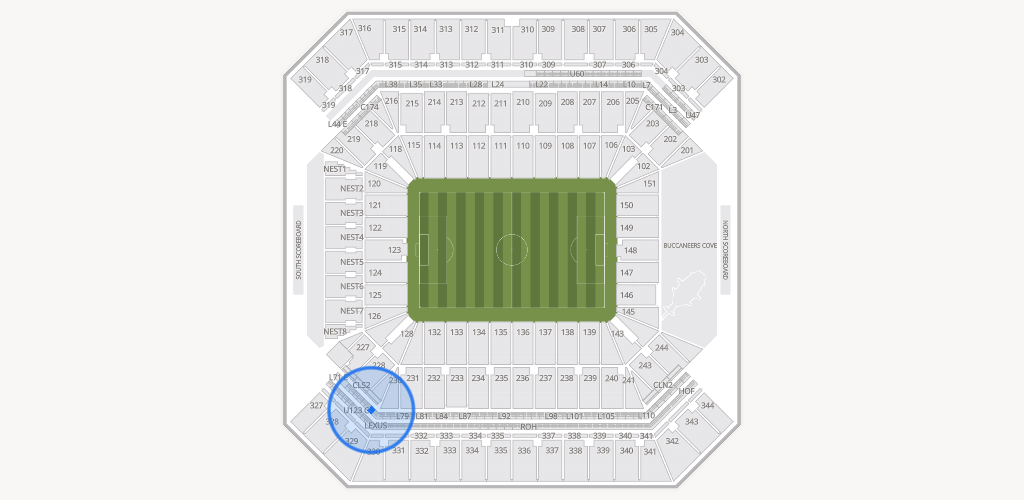 Raymond James Stadium Seating Chart
