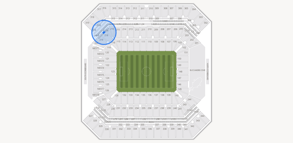 Raymond James Stadium Seating Chart