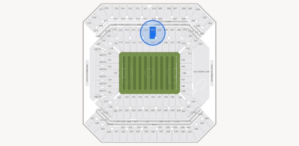 Raymond James Stadium Seating Chart