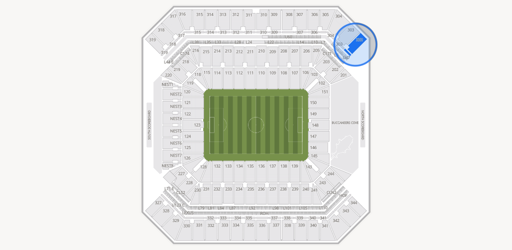 Raymond James Stadium Seating Chart