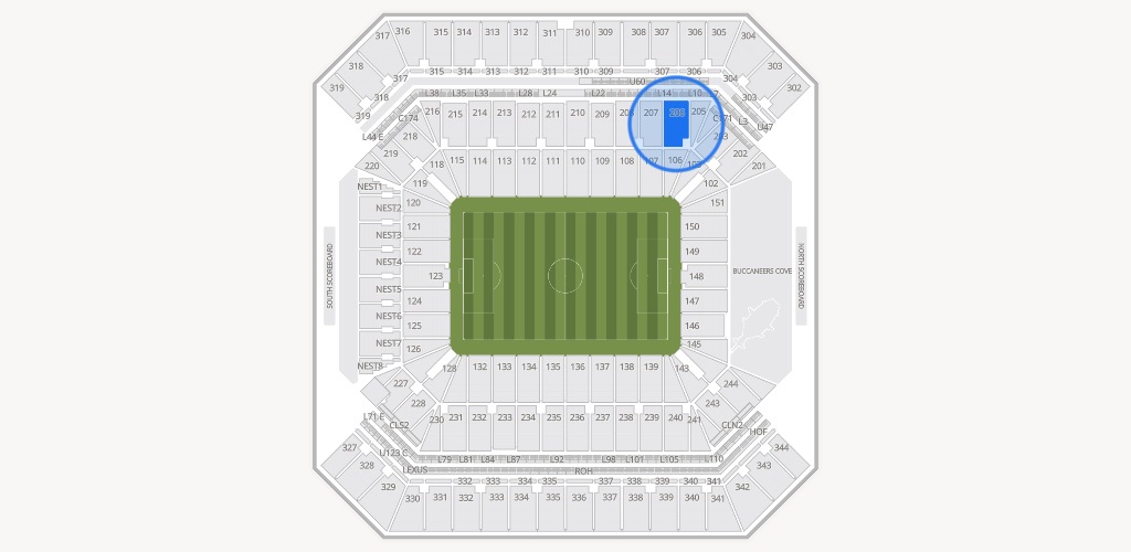 Raymond James Stadium Seating Chart