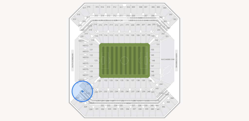Raymond James Stadium Seating Chart