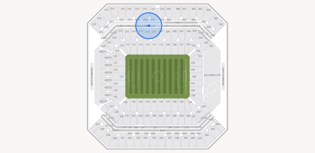 Raymond James Stadium Seating Chart