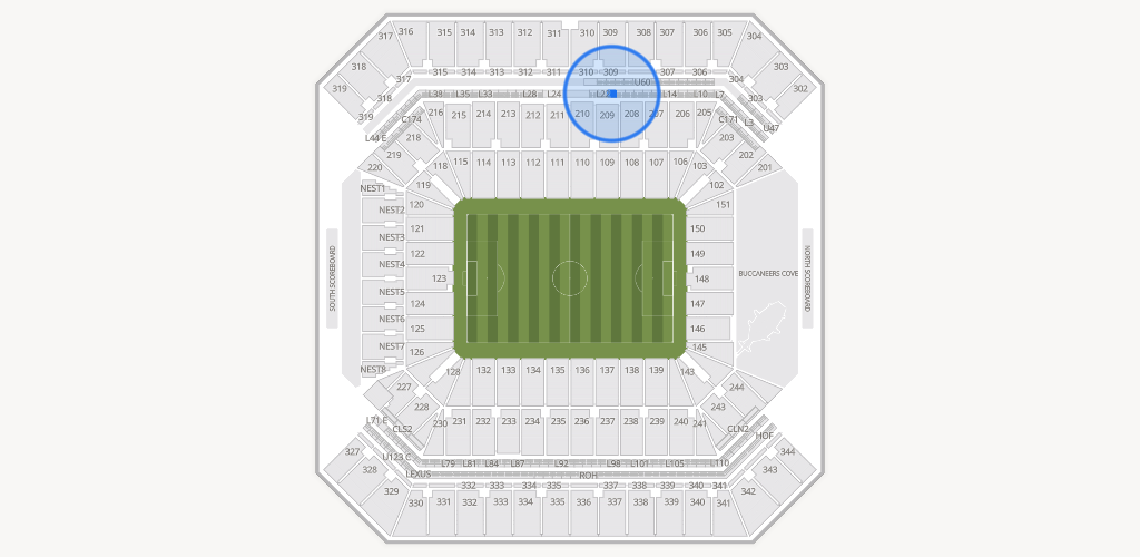 Raymond James Stadium Seating Chart