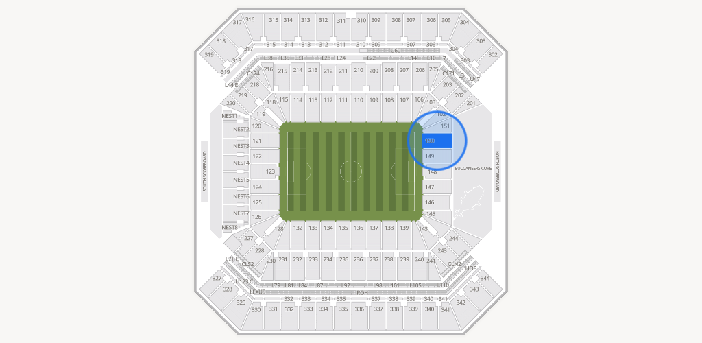 Raymond James Stadium Seating Chart