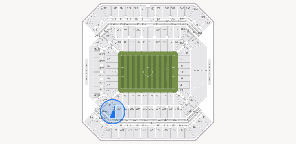 Raymond James Stadium Seating Chart
