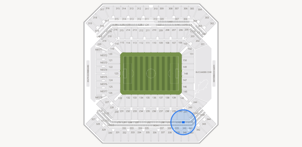 Raymond James Stadium Seating Chart