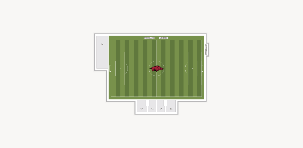 Razorback Field Seating Chart