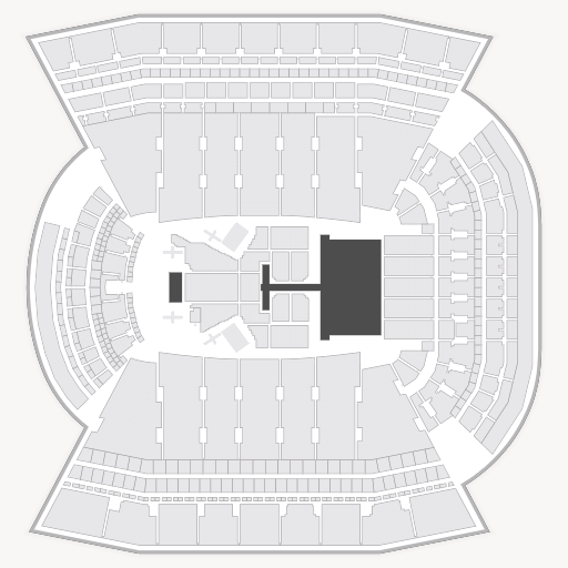 Razorback Stadium seating chart