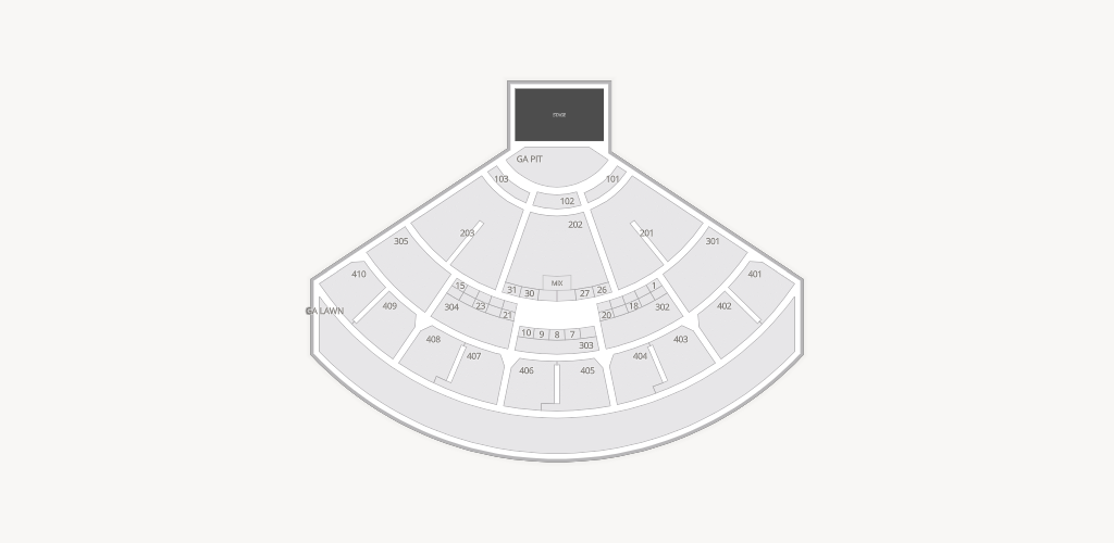 RBC Amphitheatre Seating Chart