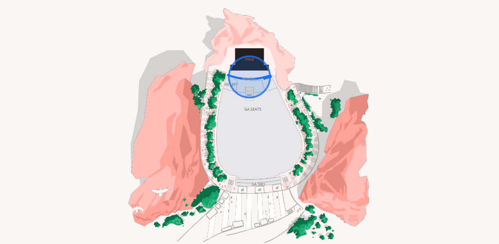 Red Rocks Amphitheatre Seating Chart