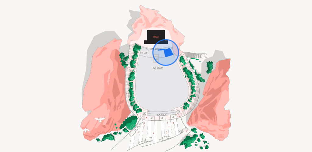Red Rocks Amphitheatre Seating Chart
