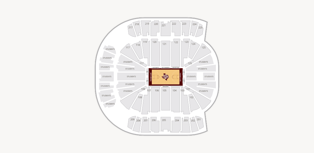 Reed Arena Seating Chart
