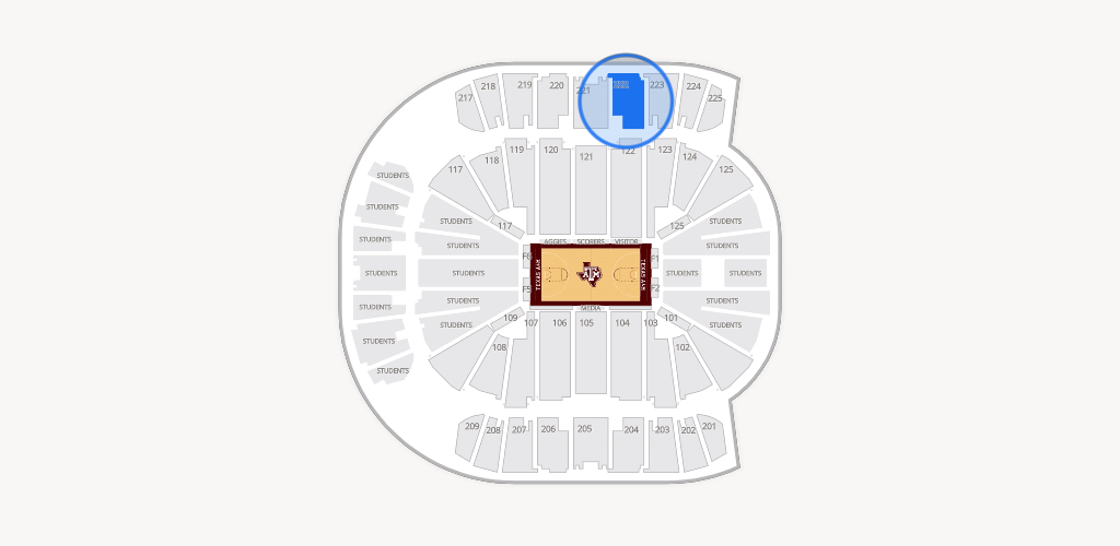 Reed Arena Seating Chart