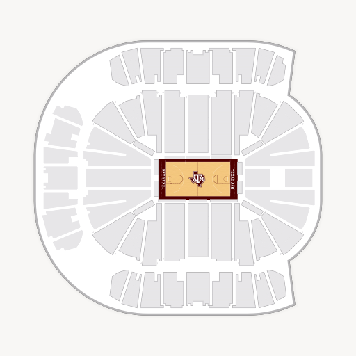 Reed Arena seating chart