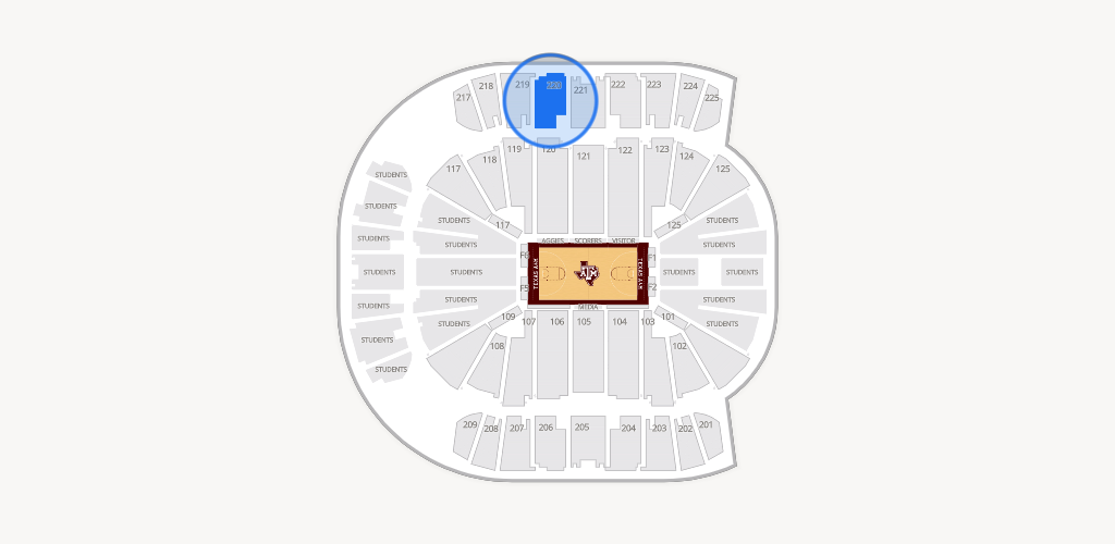 Reed Arena Seating Chart
