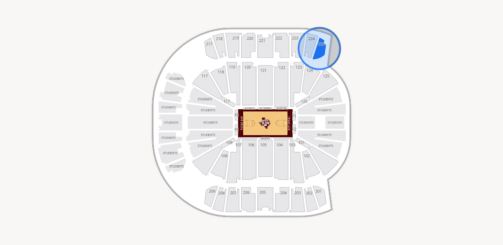 Reed Arena Seating Chart
