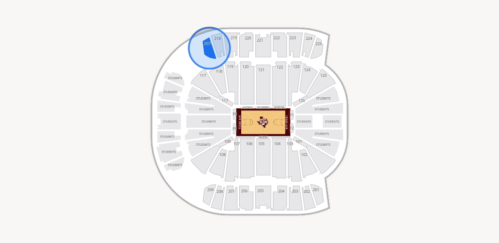 Reed Arena Seating Chart