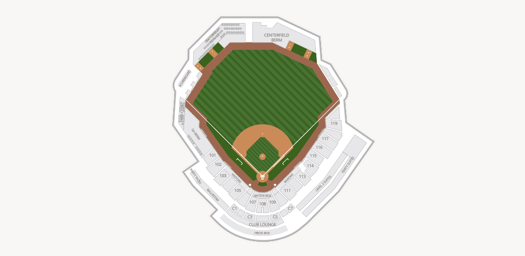 Regions Field Seating Chart