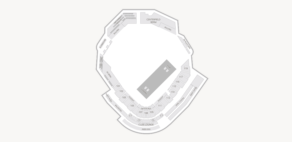 Regions Field Seating Chart