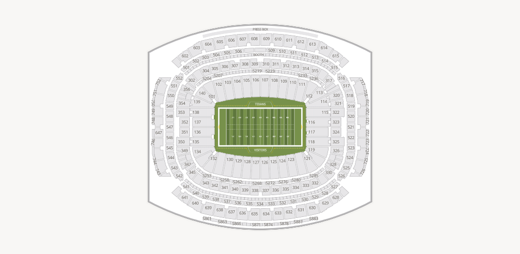 Reliant Stadium Seating Chart