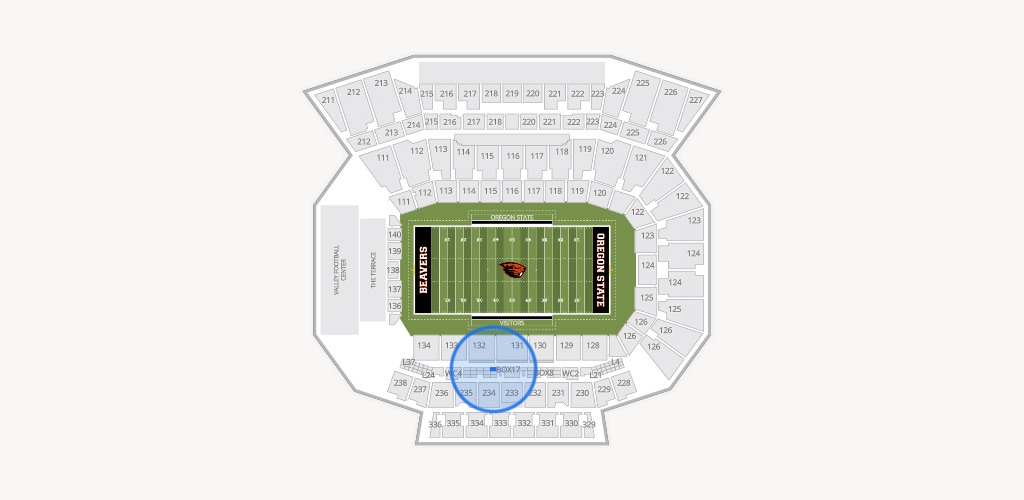 Reser Stadium Seating Chart