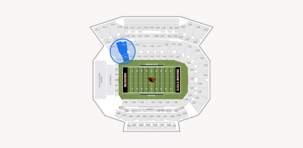 Reser Stadium Seating Chart